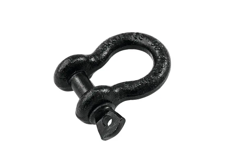 SAFETEX Shackle 10mm black with screwbolt 